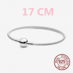 M&uuml;&uuml;a 925 Sterling Silver Moments v&otilde;rkk&auml;ev&otilde;ru Madu kett v&otilde;lu helmestega k&auml;ev&otilde;ru naistele moodsad isetehtud ehted 6 stiili