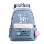 Anime One Piece Klassikaline Kawaii Seljakott Armas Pehme Seljakott Tr&uuml;kitud Poiss T&uuml;druk Koolikott Igap&auml;evane Raamatukott Meestele Naistele Reis Vabaaja Kott Seljakott Mochila