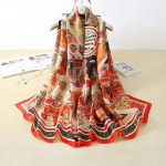 Uus Four Seasons saadaval Uus siid, suur &otilde;huke v&auml;limine kaelakaitse sall p&auml;ikesekaitsekreem, soe rannar&auml;tik naistele 180*90 CM