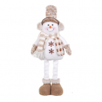 J&otilde;ulude lumememme nukukaunistus Sisset&otilde;mmatavad pikad jalad k&auml;sitsi valmistatud silmkoeline sall pl&uuml;&uuml;sist k&otilde;rvaklapp Xmas lauaarvuti p&otilde;dradekoratsioon p&uuml;hade pidulik kingitus B