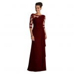 Naiste &otilde;htukleit l&auml;bipaistva v&otilde;rguga, poolvarrukatega, &otilde;hukesed lilltikandid, volangidega plisseeritud t&auml;ispikk ballipeokleit S must