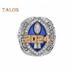 Jalgpallimeistriv&otilde;istluste s&otilde;rmus topeltplaaditud pinnaga kuupmeetrist tsirkooniumoksiidist kaelakee k&auml;ev&otilde;ru ripats Jalgpalliliiga v&otilde;itja karikar&otilde;nga auhinnas&otilde;rmus 14cm A