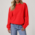 Naiste avarad pikkade varrukatega kampsunid Pluus Causal Fashion &Uuml;hev&auml;rvilised Pullover Kapuutsiga dressipluusid Taskuga top L sinine