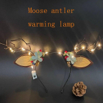 Uus j&otilde;uluaegne LED-valgustite sarved juuksepael Armas haldjas helendav p&otilde;dra juuksen&otilde;el Juukseklamber Naistele T&uuml;drukutele J&otilde;ulujuuste aksessuaarid