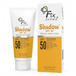 FIXDERMA Shadow P&auml;ikesekaitsekreem SPF 50 Silikoonmatt Kreem PA+++, P&auml;ikesekaitsekreem Rasusele-Aknele Kalduvale Nahale, P&auml;ikesekaitsekreem Naistele ja Meestele-50ml