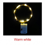 V&auml;ljaspool 10 tk veekindlat vasest minihaldjat valgustid 3 kiirusrežiimiga j&otilde;ulukaunistusteks ja &otilde;ues kasutamiseks akutoitel 2M【10pcs】