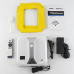 Robot-aknapuhastusmasin Robot raamita klaasile suure imemisega 3000Pa elektriline nutikas tolmuimeja automaatne pesuri klaasipuhasti