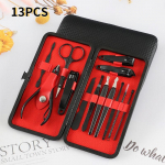 9/13/20/24tk T&auml;ielik k&uuml;&uuml;nek&auml;&auml;ride komplekt must roostevabast terasest k&uuml;&uuml;nek&auml;&auml;rid ilu manik&uuml;&uuml;ri t&ouml;&ouml;riistad surnud naha tangid lihvimine k&uuml;&uuml;nte frustratsioon 9pcs must