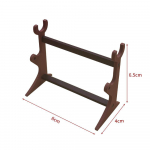 Anime-tarvikute relvahoidik - mitmekihiline kinkekarp kolmem&otilde;&otilde;tmeliste esemete jaoks. 8cm double layer wooden shelf L type