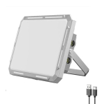 4000mAh LED telgivalgusti Laetav matkalatern magnetiga Kaasaskantav tugeva valgusega h&auml;davalgusti V&auml;litingimustes parandust&ouml;&ouml;de valgustus 1PCS white