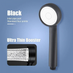 K&otilde;rgsurve vett s&auml;&auml;stev vihmasadu du&scaron;ipea Vannitoa tarvikud ABS kroomi hoidja du&scaron;ipea vannitoatarvikud must