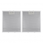 2tk Metallist pliidikubu filter 320x260mm Lihtne paigaldada Eemaldage alumiiniumist rasvafilter Universaalne v&otilde;rgueemaldusfilter Baumatic CBCB9201 AL260319 jaoks 2pcs