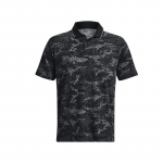 Under Armour Iso-Chill &Uuml;le&uuml;ldise Prindiga Golfipolo S&auml;rk Meeste topid Must 1377365-001 XL