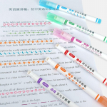 Curve Highlighter Marker Pliiats Lineaarne pliiats, pitsrulli ots, mitu joont