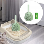 Cat Litter Scoop Cleaning Tool Kitty Scooper for Rabbits Pets Supplies Puppy white valge