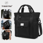Tigernu UUS 3-&uuml;hes seljakott Naiste &otilde;lakott Naiste k&auml;ekott Suure mahutavusega Muudetav Mitme taskuga Crossbody 14-tollise s&uuml;learvuti jaoks must