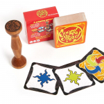 Jungle lauam&auml;ng Brown Wood Token Run Fast Pair Forest Speed ​​peokaartide m&auml;ng punane