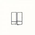 Taldrikuhoidja korrastajad, n&otilde;ude hoiustamisrest, p&uuml;stine kapp, n&otilde;udekuivatusrest, metallist n&otilde;ude korrastamise alus k&ouml;&ouml;gi t&ouml;&ouml;pinna ja kapi jaoks Small must