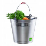 KADAX Wiadro Stalowe Przemysłowe Rączka 14L metal