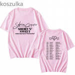 Sabrina Carpenter L&uuml;hike ja Magus T-s&auml;rk Albumi Tuuri Meeskonna Pullover Palun Palun Palun L&uuml;hikeste Varrukatega T-s&auml;rk Unisex Naiste Mood T&auml;navar&otilde;ivad S