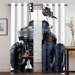 Maastikuauto Tr&uuml;kiga Pimendavad Kardinad 2 Paneeli Moodne Auto Akna Kardin 3D Tr&uuml;kitud Kardinad Magamistoa Elutoa Kardinad W132cm x H160cm&Hook