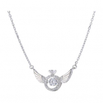 Angel Wings ripats kaelakee s&uuml;dame kaitseingli tiib rangluu kaelakee t&uuml;drukutele naistele s&uuml;mpaatia ehted kuldne