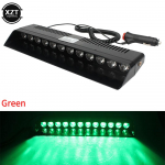 Auto vilkuvate tulede lamp 12 LED-i punane/sinine/merevaigukollane/kollane/valge politsei led-vilku avarii-hoiatustuli autole 12V 12W