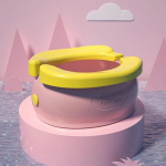Kokkupandav Travel Baby WC Pot Squatty Poti pissuaar lastele Baby Pot Lapse WC Kaasaskantav Poti Potil Lapse Poti Treeningiste sinine