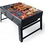 Super Mini Grill kaasaskantav kokkupandav s&ouml;egrill roostevabast terasest s&ouml;egrill pikniku jaoks aed Terrass Telkimine Matkamine Matkamine must