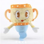 25 cm seiklusm&auml;ng Tassipea pl&uuml;&uuml;sis m&auml;nguasjad Mugman The Devil Legendaarne karikas Plushie nukud t&auml;idisega padi lastele j&otilde;ulukingid