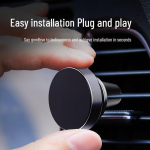 Feihualing magnetiline autotelefoni hoidik iminapa ja kokkupandava &otilde;hutusava kinnitusega adhesive type, air outlet