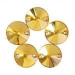 Klaaskristalli kujuga Rivoli &otilde;mbluskivid lameda seljaga &otilde;mble kividega r&otilde;ivaste riidekottide jaoks L sinine