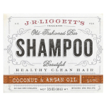 J.R. Liggett's, Old Fashioned Shampoo Bar, Coconut & Argan Oil, 3.5 oz (99 g) gray