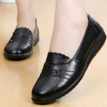 Ema Kingad Ehtne Nahk Korterid Libisemiskindlad T&auml;iskasvanute Nahast Kingad Naiste Loaferid Suur Suurus 10 Korter Kingad Naistele scarpe donna 6 gray