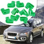 10 tk auto tagumise kaitseraua trimmi kinnitusklambrid Volvo V40 S60 XC40 XC60 XC90 C70 S90 V90 kaitseraua trimmi plastikust kinnitusmutter jaoks CHINA