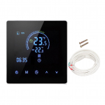 16A digitaalne termostaat LCD-ekraaniga, programmeeritav termostaat, elektrilise k&uuml;tte termostaat jaoks must