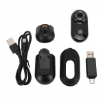 P&ouml;idla kaamera 1080P 2MP Traadita WiFi Magnetiline Action-kaamera Kehakamera V&auml;liseiklusteks Igap&auml;evaseks must