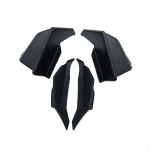 Mootorratta esik&uuml;lje Winglet tuulekatte kaitsekate Black