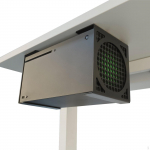 Game Console under Desk Holder Hanger with Screws Bracket Organizer Space Saving