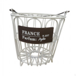 Compact Round Wire Basket for Flower Pots on Windowsill