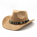 Dž&auml;ssim&uuml;ts Meeste ja naiste v&auml;litingimustes p&auml;ikesekaitsekreem Thermal Hat Travel Knight Hat Western Cowboy Hat M（56-59cm）