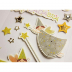 Autocollants en relief &agrave; paillettes - F&eacute;es