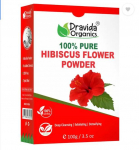 Dravida Organics 100% Pure Hibiscus Powder (100 g)