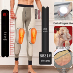 Meeste villase-siidi grafeeniga voodriga soojad p&uuml;ksid p&otilde;lvede ja v&ouml;&ouml;kohaga; Naiste talvised meriinovillast aluskihip&uuml;ksid. Men's XL (100-130)