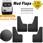 4tk v&otilde;idus&otilde;idu/ralli porilapid Fiat Ducato Peugeot Boxer Ram ProMaster Citroeni h&uuml;ppaja relee porilapid pritsmekaitsed poritiibadele 4Pcs Black black