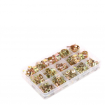 115 tk voolikuklamber v&auml;rviline tsinkkatte vedruklamber veetoru &otilde;hutoru kinnitused 622 mm