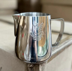 JIBBI Swan Latte Art Cup, 304 roostevaba teras, 400 ml piimavahustamiskann 400ml