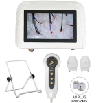 5-tolline laetav LCD-nahaanal&uuml;&uuml;si skanner UUS 50X/200X HD digitaalmikroskoop juuksefolliikulite detektoriga peanaha diagnostikamasin AU Plug