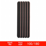 Kahepoolne must k&uuml;&uuml;neviil 100/180 - kvaliteetne manik&uuml;&uuml;ri liivariba sirgete ja &uuml;marate servadega