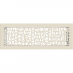 Vent Cover ABC 17x49 kreem